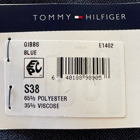 TOMMY HILFIGER Blue Gibbs Blazer Jacket (S38) - Picture 5 of 17